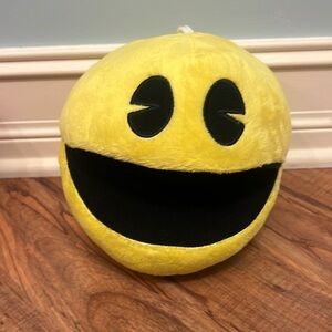 Toy Factory Pac Man Plush  7” Stuffed Yellow Nanco Kids Collectors Toy